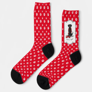 Calcetines ¡Vamos! Black Lab Labrador Retriever