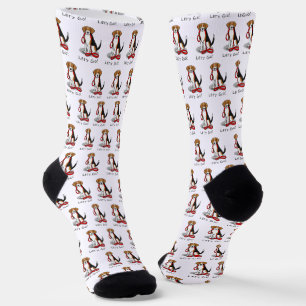 Calcetines ¡Vamos! (paseo) Perro Beagle (tricolor 3) Cute