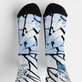 Calcetines ventana rota