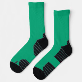 calcetines verde brillante con talones y dedos neg