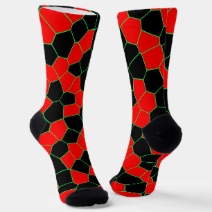 Calcetines Verde negro rojo