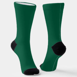 calcetines verde oscuro hasta la mitad de la panto