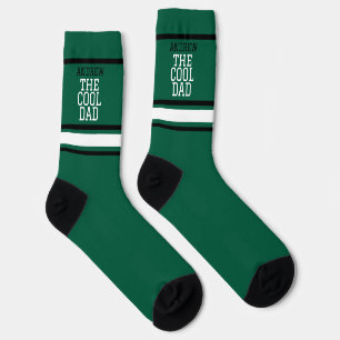 Calcetines Verde personalizado de Guay Dad