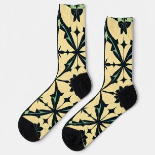 Calcetines Vibrant "Less Is More" Abstract Graphic