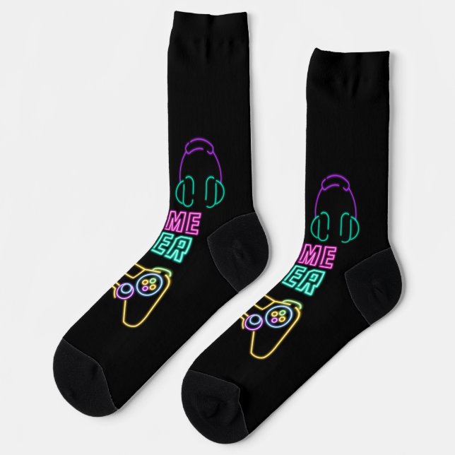 Calcetines Videojuego de Guay Neon. (Izquierda)