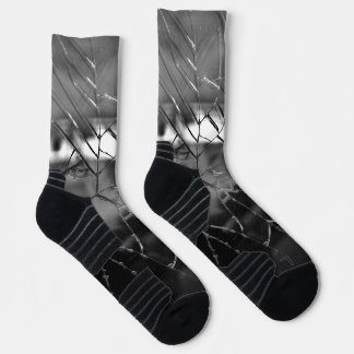 Calcetines vidrio agrietado