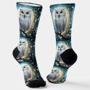 Calcetines Vigilia lunar: Lechuza Blanca