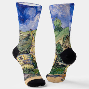 Calcetines Vincent Van Gogh - Cabañas con Tejado en Cordevill