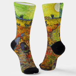 Calcetines Vincent van Gogh - El Viñedo Rojo