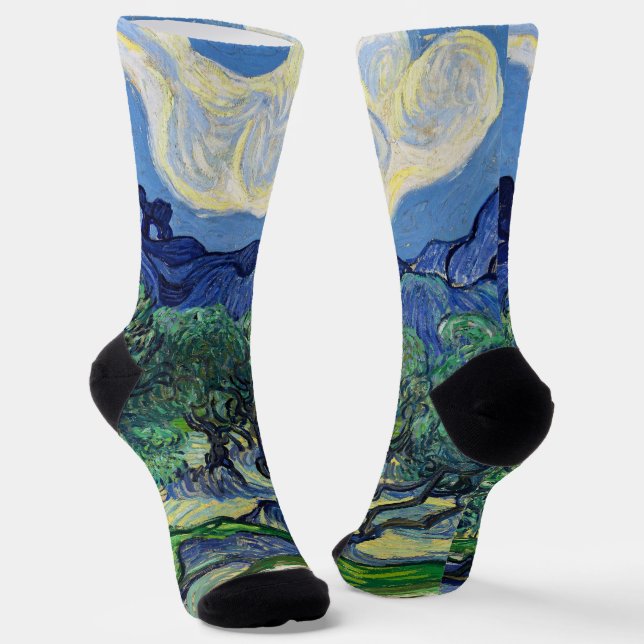 Calcetines Vincent van Gogh - Olivos con los Alpilles (Angular)