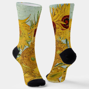 Calcetines Vincent Van Gogh - Vase con doce girasoles