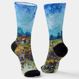 Calcetines Vincent van Gogh - Viñedo Verde