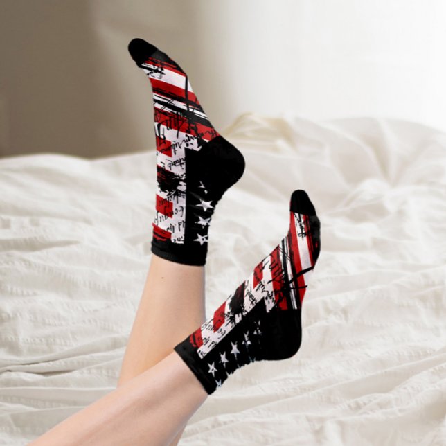 Calcetines Vintage de bandera estadounidense (Subido por el creador)