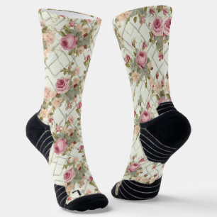 Calcetines Vintage del patrón Chic de Shabby