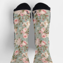 Calcetines Vintage del patrón Chic de Shabby