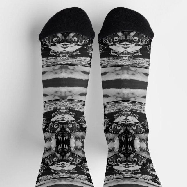 Calcetines Vintage USA Alaska eskimo blanket (Arriba)