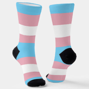 Calcetines Visibilidad de la bandera del orgullo transgénero