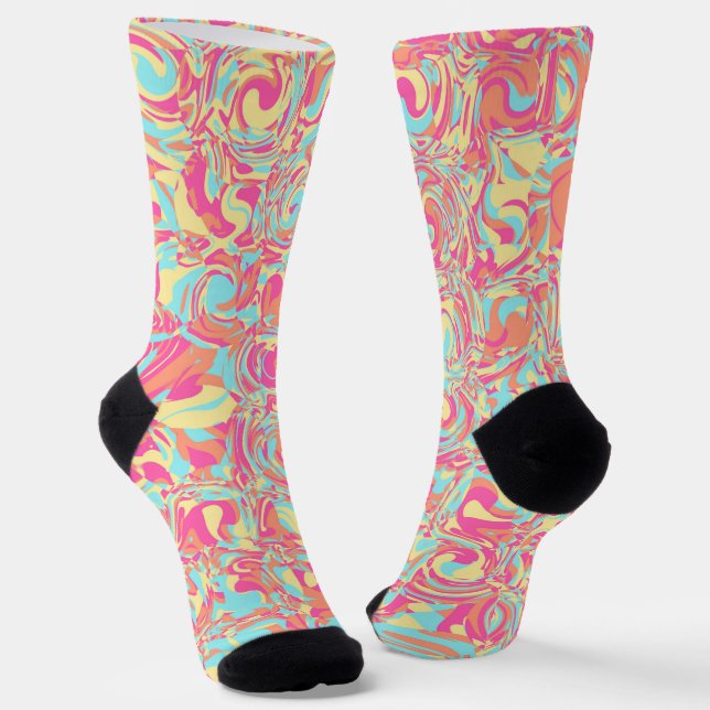 Calcetines Vivid Swirls (Angular)