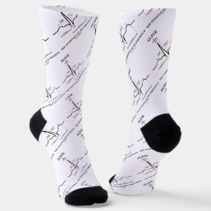 Calcetines Vivo La Condición De Mi Existencia Ritmo Sinus