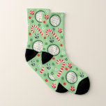 Calcetines Volleyball Christmas Holiday Gifts Socks<br><div class="desc">Creative volleyball Christmas holiday socks for your favorite volleyball player,  coach or team sports fan.</div>