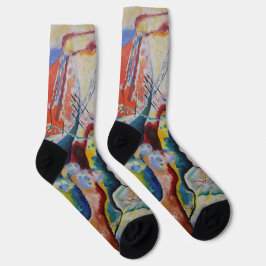 Calcetines Wassily Kandinsky tinte clásico abstracto arte