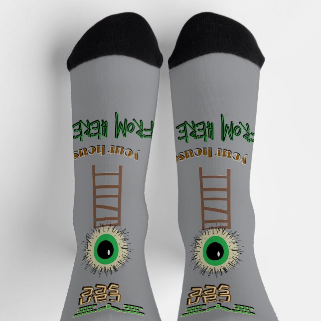 Calcetines Watching Eye Crew Socks (Arriba)