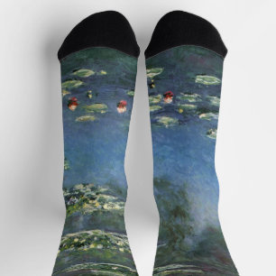 Calcetines Waterlilies por Claude Monet, Flores de época