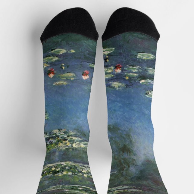 Calcetines Waterlilies por Claude Monet, Flores de época (Arriba)
