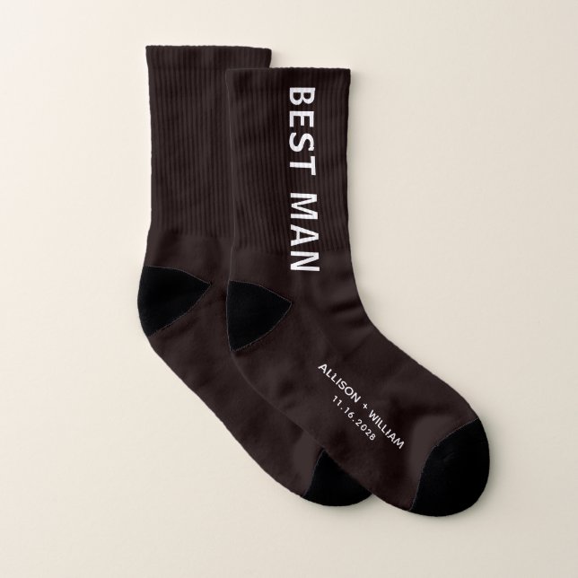 Calcetines Wedding Best Man Personalized (Par)