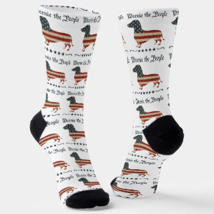 Calcetines Weenie El Pueblo Dachshund 4 De Julio