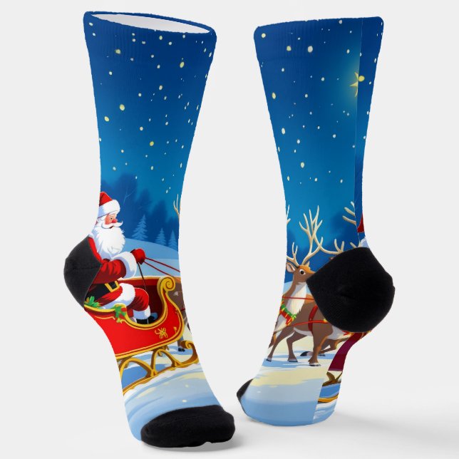 Calcetines „Weihnachtliche Harmonie“ (Angular)