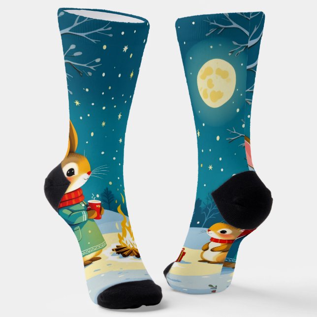 Calcetines „Weihnachtliche Harmonie“ (Angular)