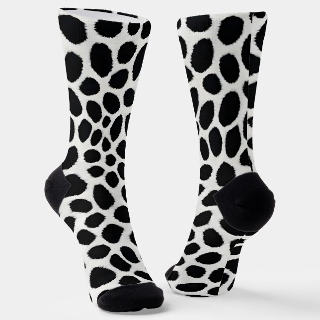 Calcetines White Leopard Elegant Trendy Luxury Collection (Angular)