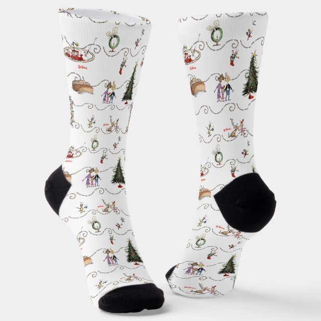 Calcetines Whoville Christmas Garland Celebration (Angular)