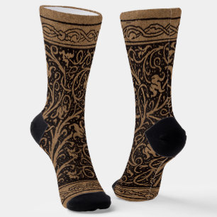 Calcetines William Morris Campion Cuero Trabajado Damasco