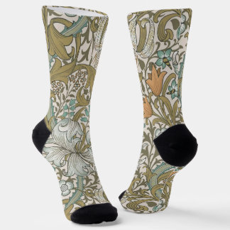 Calcetines William Morris Golden Lily Blue Gold