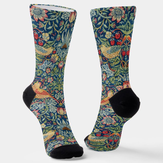 Calcetines William Morris - Ladrón de fresas (Angular)
