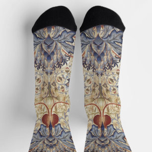 Calcetines William Morris - Patrón vintage de flor de alcacho