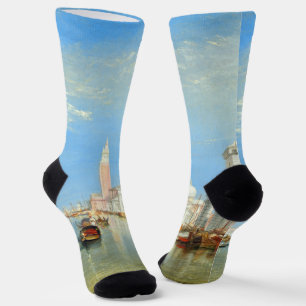Calcetines William Turner - Venecia, Dogana y San Giorgio