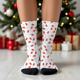 Calcetines Winter Wonderland Mittens Pattern