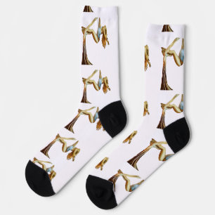 Calcetines yoga aéreo fitness Thunder_Cove