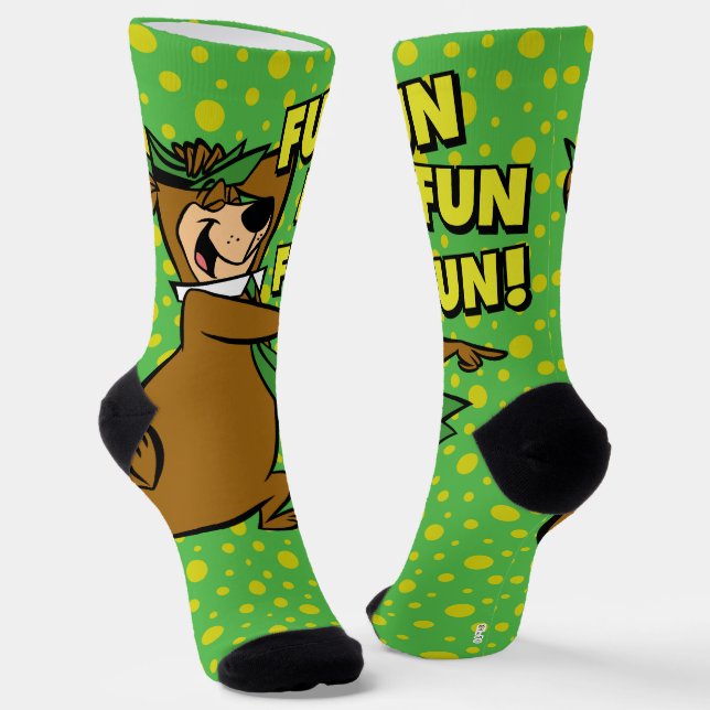 Calcetines Yogi Bear Fun Fun Fun (Angular)