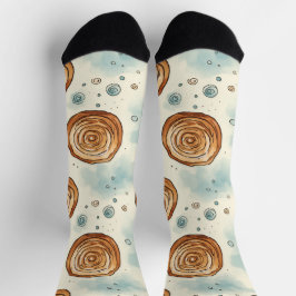 Calcetines Yummy Cinnabon Pattern
