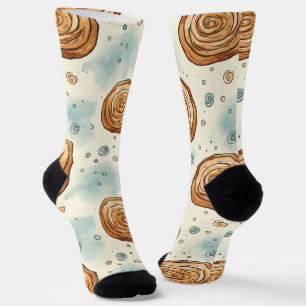 Calcetines Yummy Cinnabon Pattern