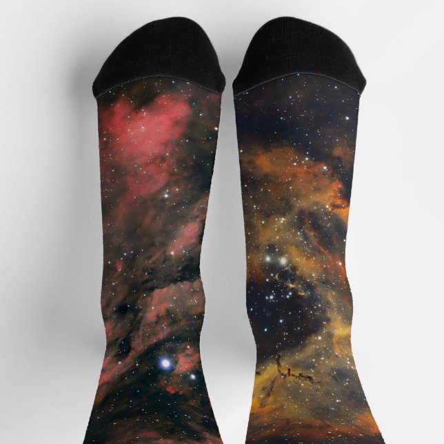 Calcetines Zieh das Universum an (Arriba)