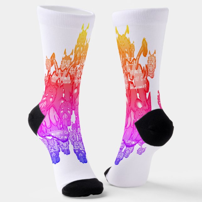 Calcetines Zippy Trippy Alien Dazs Green-Tooth (Angular)