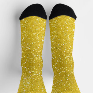 Calcetines Zócalos brillantes amarillos vivos