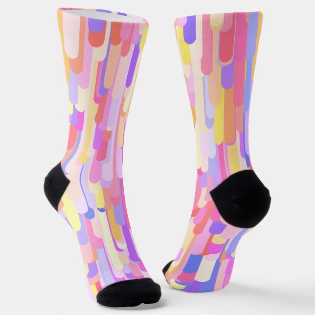 Calcetines Zócalos de goteo coloridos (Angular)