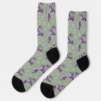 Zócalos de orquídeas moradas delgadas