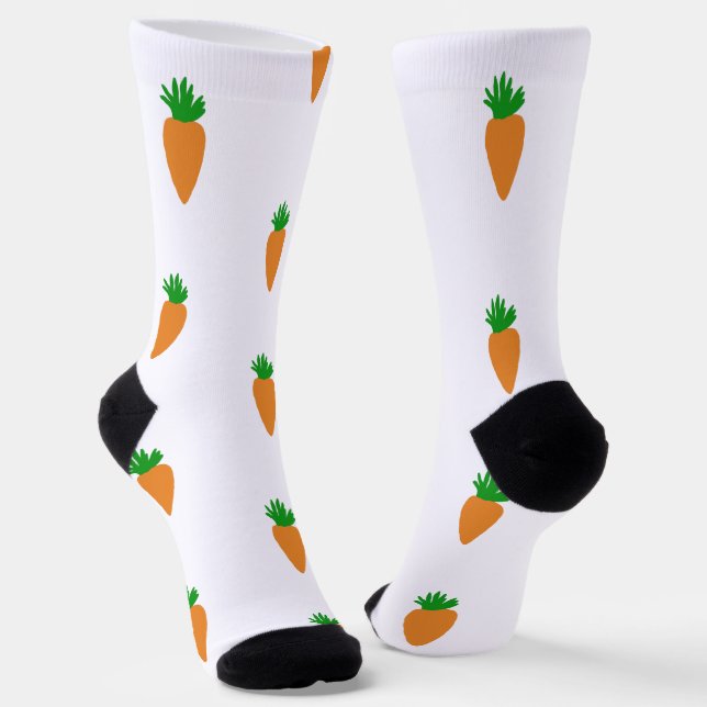 Calcetines Zócalos de zanahoria de Pascua (Angular)